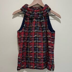 STS Sail to Sable Tweed Sleeveless Top